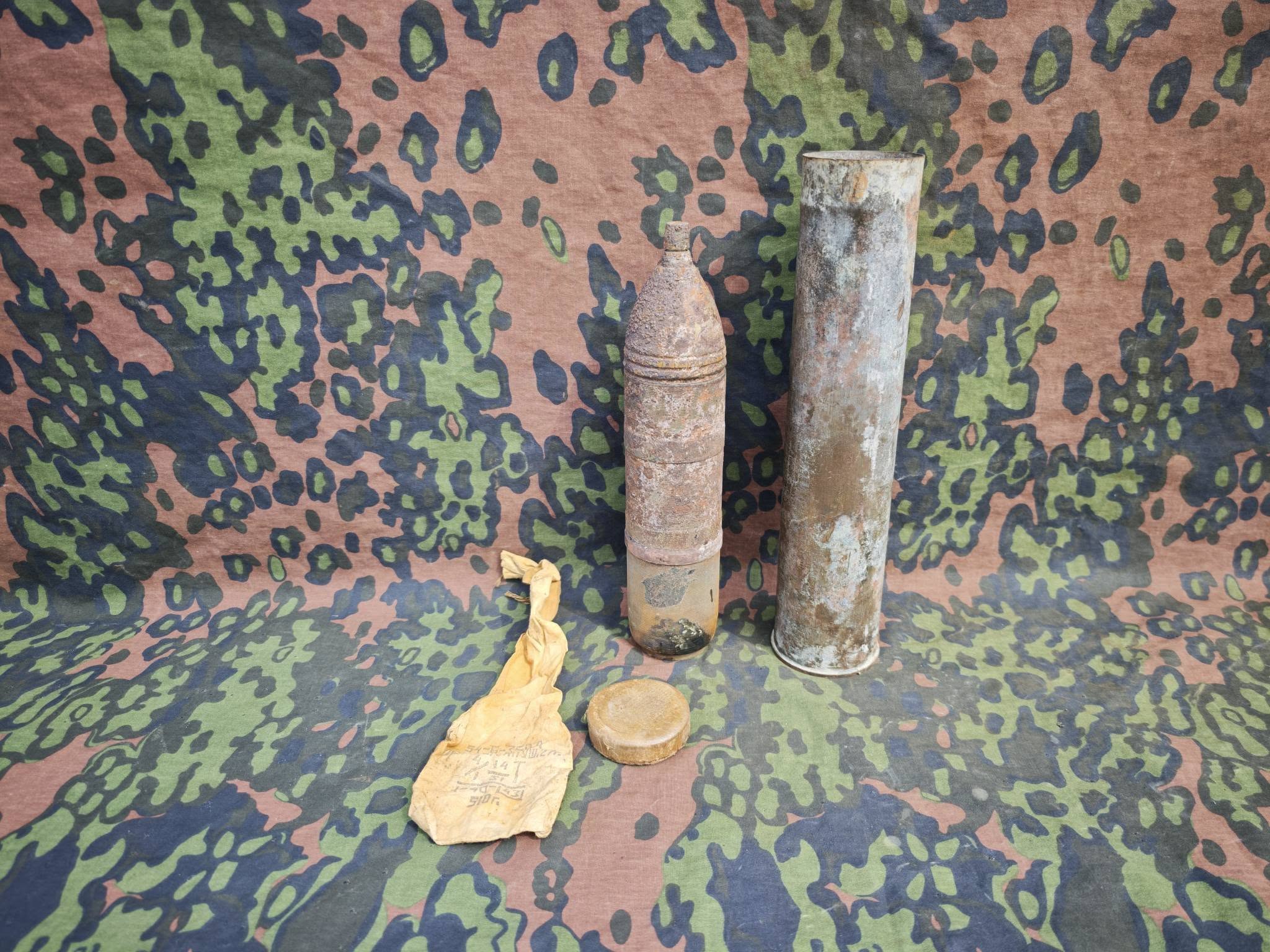 German Captured Soviet 76 mm M1927 Regimental Gun SprGr.