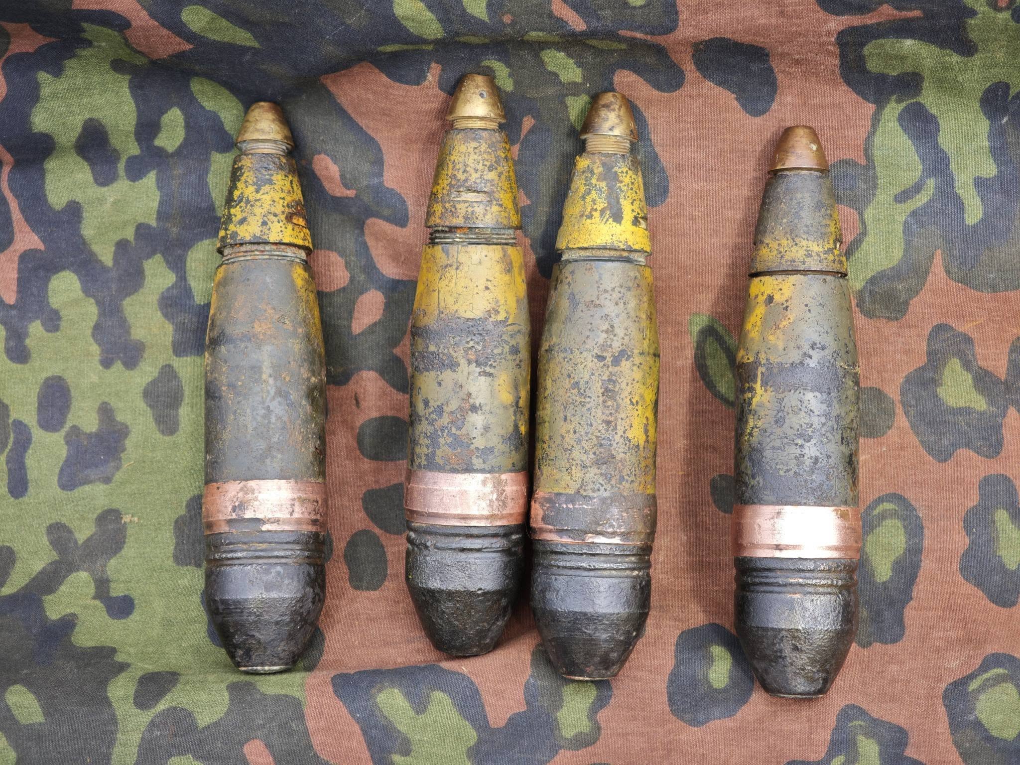 German Captured 4 cm Bofors Sprgr. – 40 mm HE Projectile