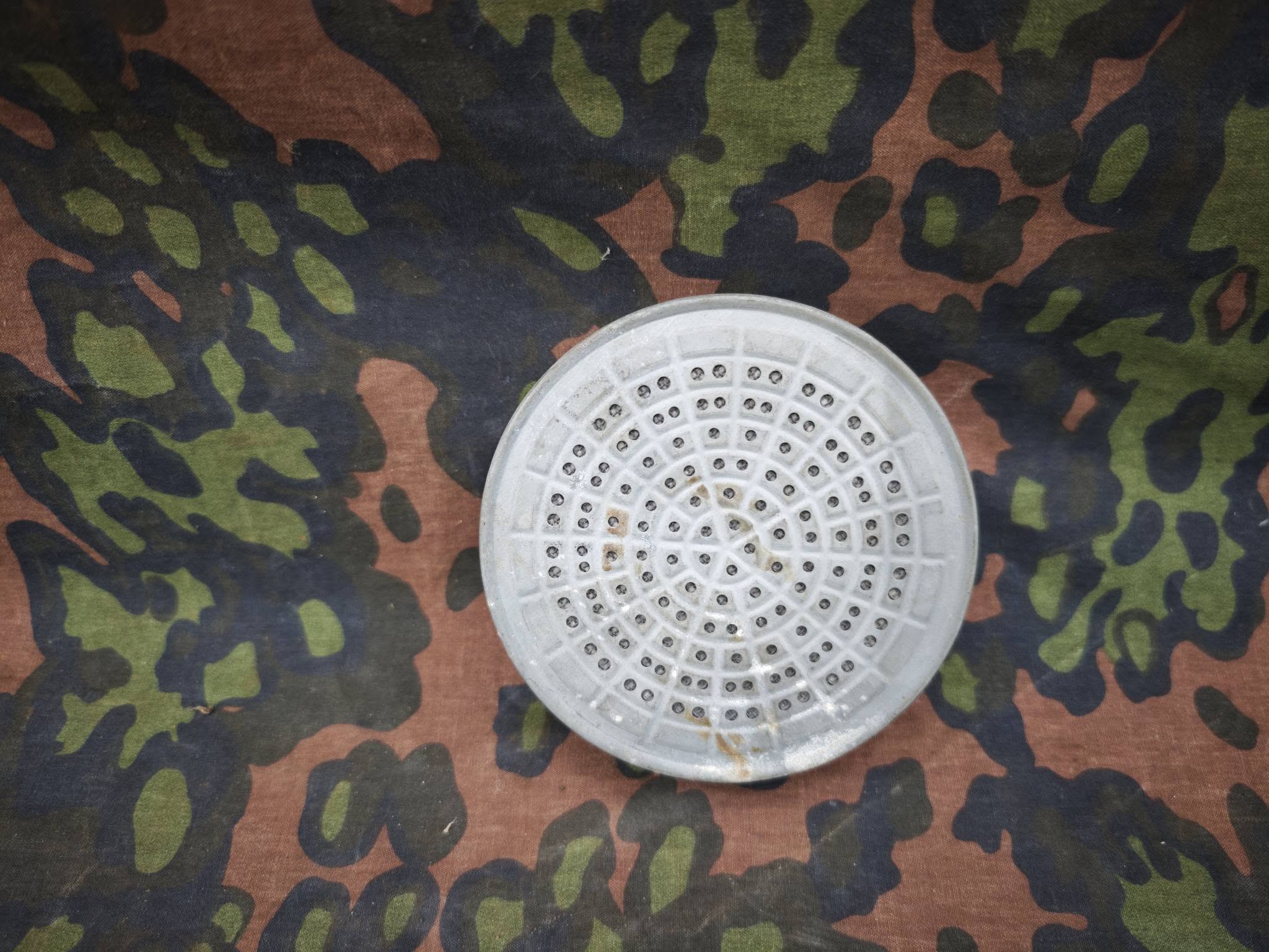 WWII German civilian gas mask filter