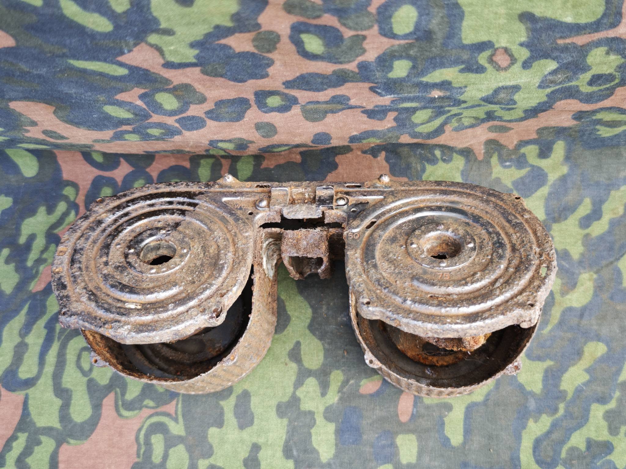WWII German MG 15 Double Drum Magazine