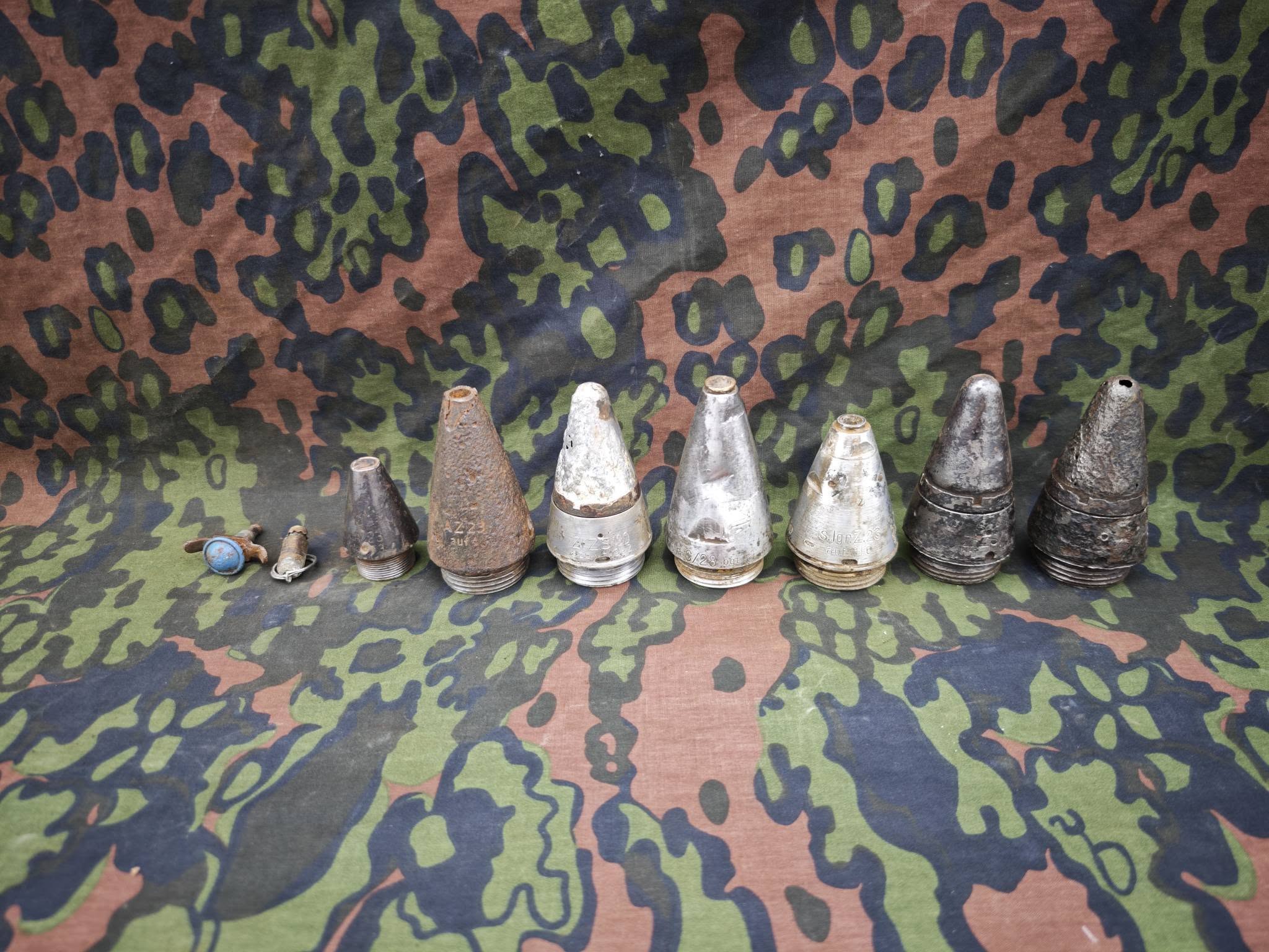 WW2 German Artillery Fuze Collection 