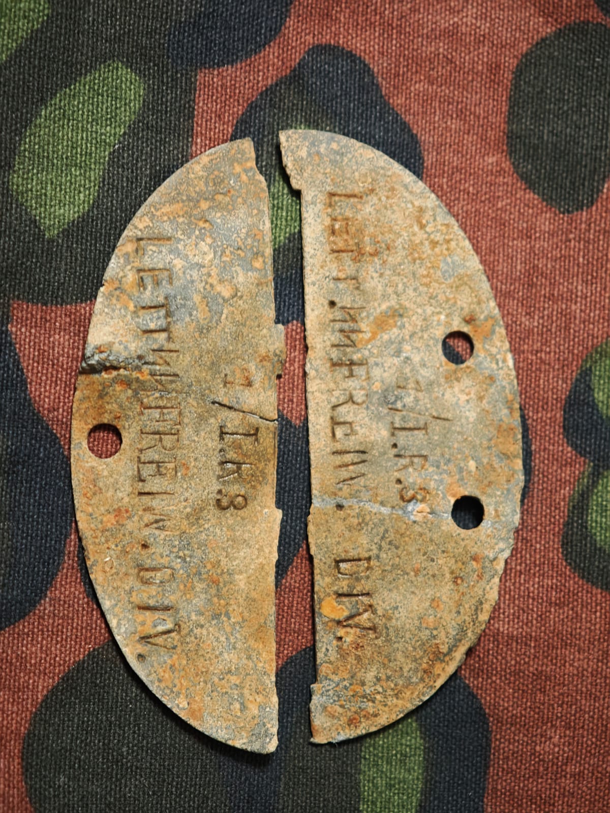 German Latvian Waffen-SS Volunteer Division Identification Tag – Erkennungsmarke