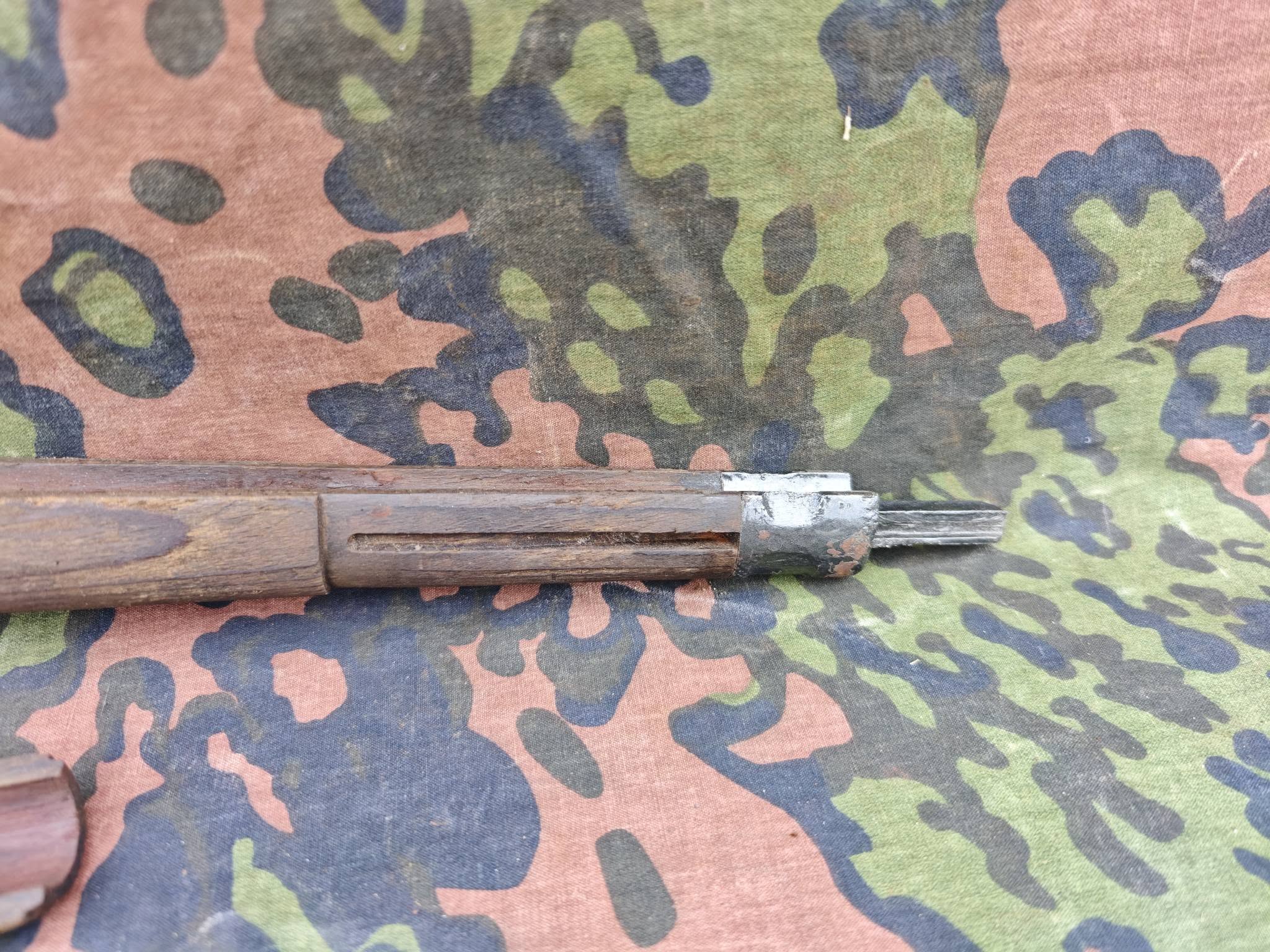 German Mauser K98k Rifle Stock – Well-Preserved Bog Find