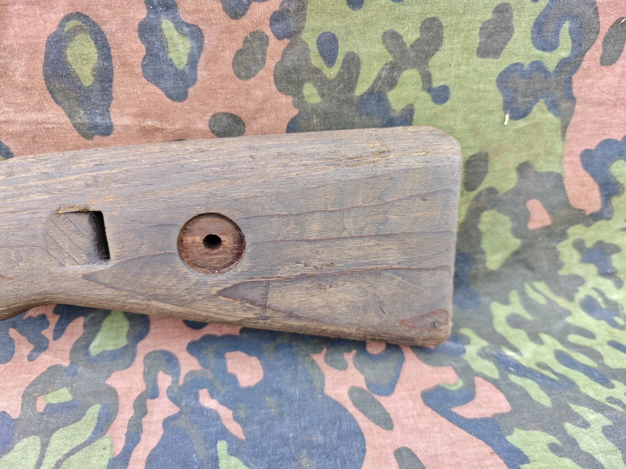German Mauser K98k Rifle Stock – Well-Preserved Bog Find