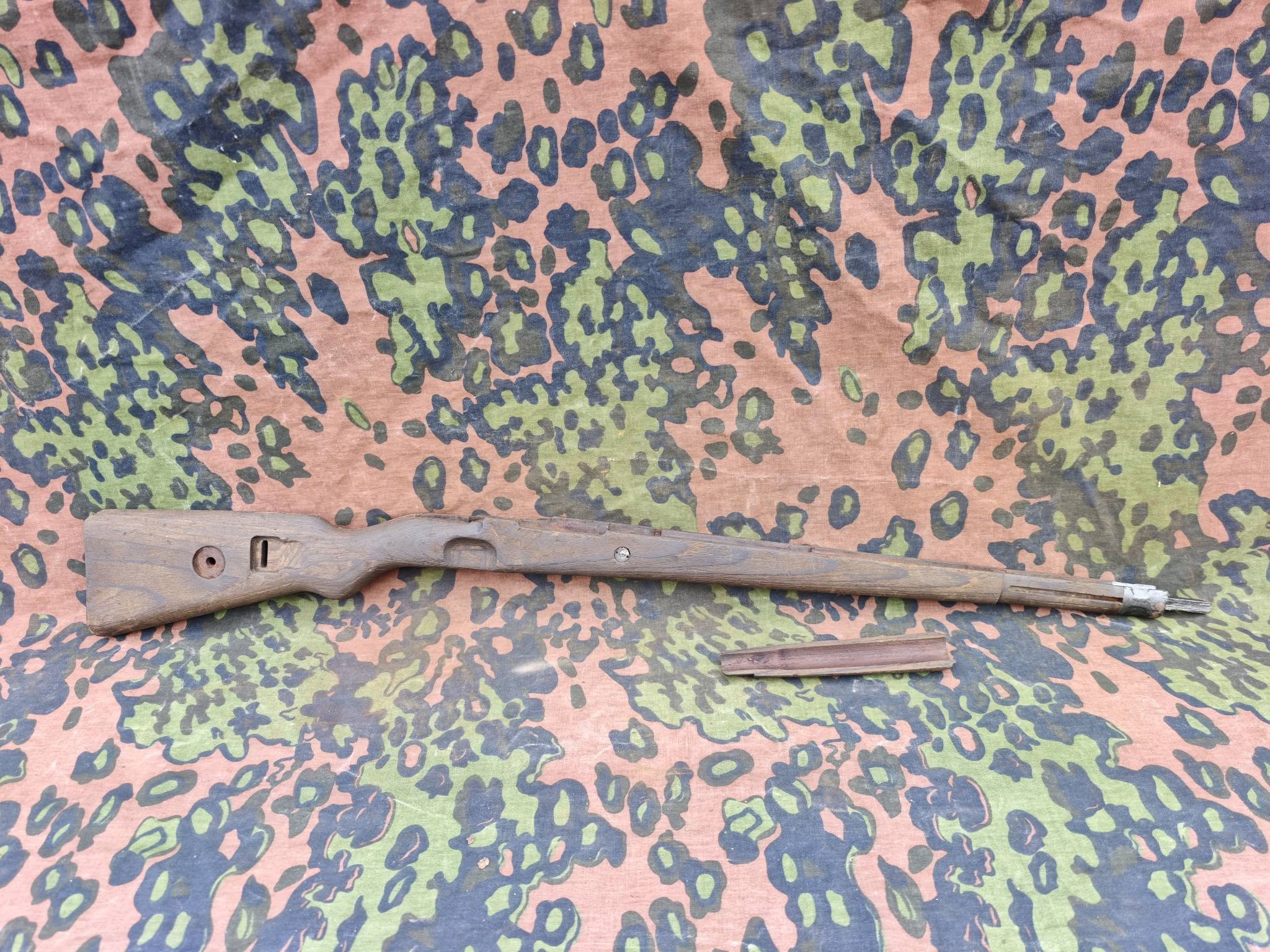 German Mauser K98k Rifle Stock – Well-Preserved Bog Find