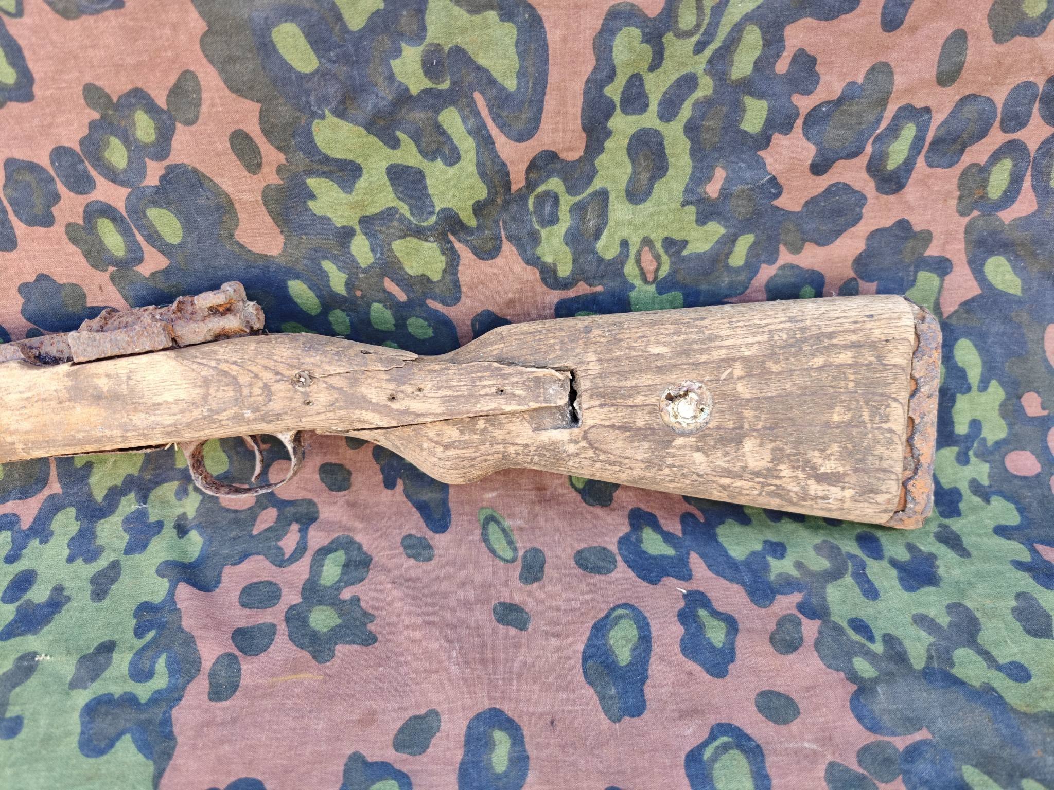 German Mauser K98 Rifle – Water Find with Stock