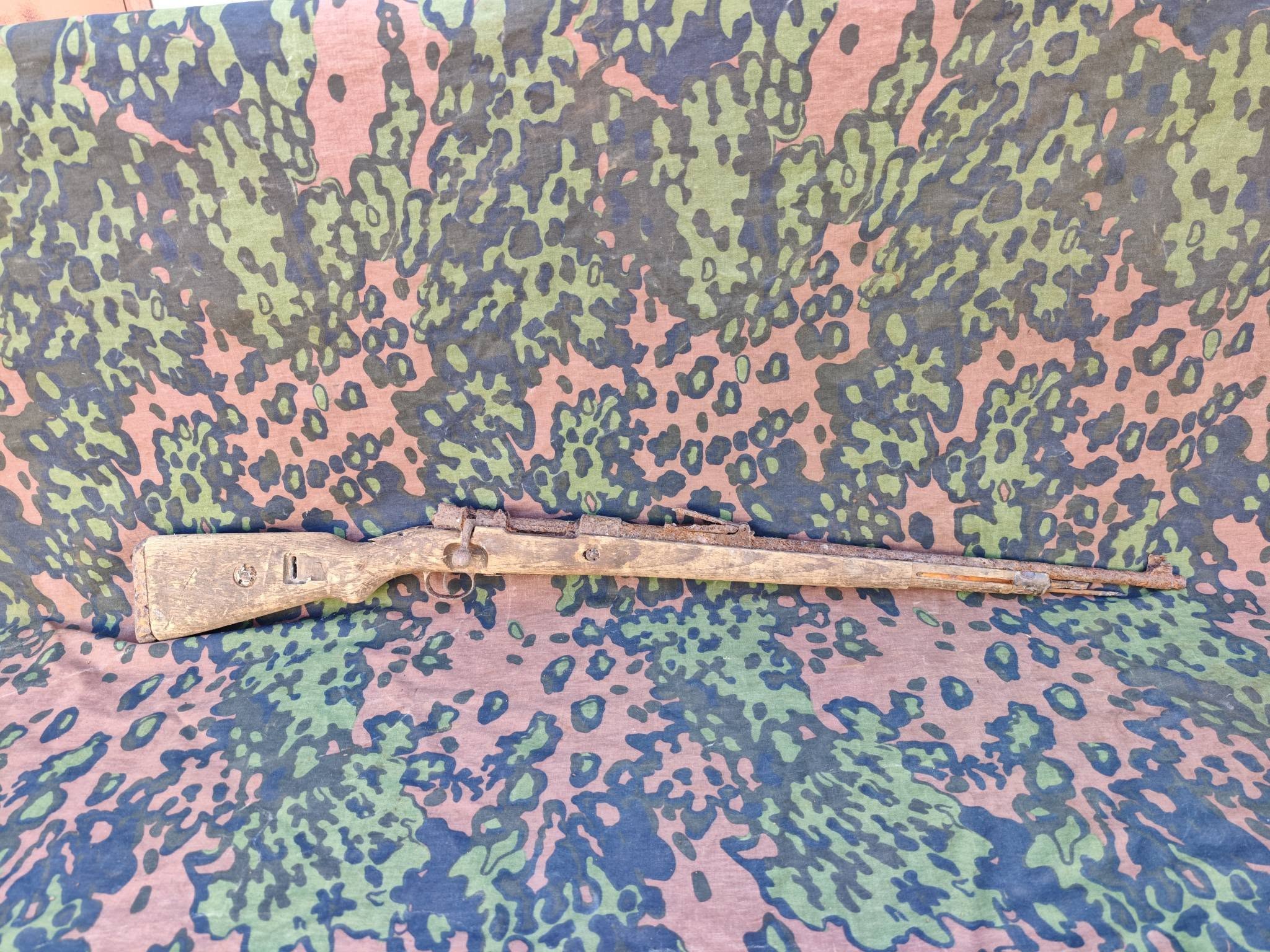 German Mauser K98 Rifle – Water Find with Stock