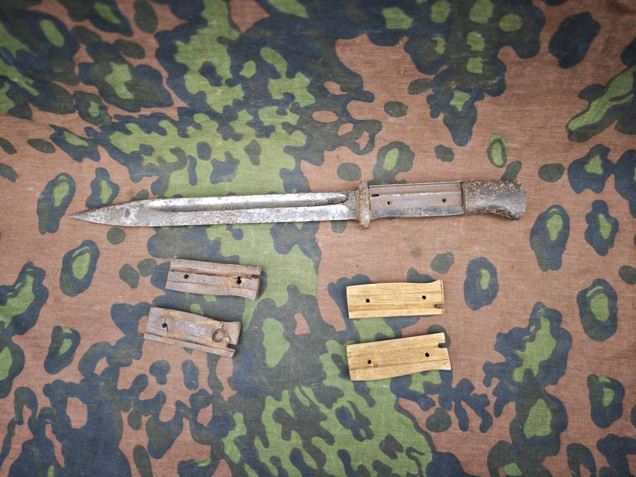 Original German WWII Mauser K98 Relic Bayonet