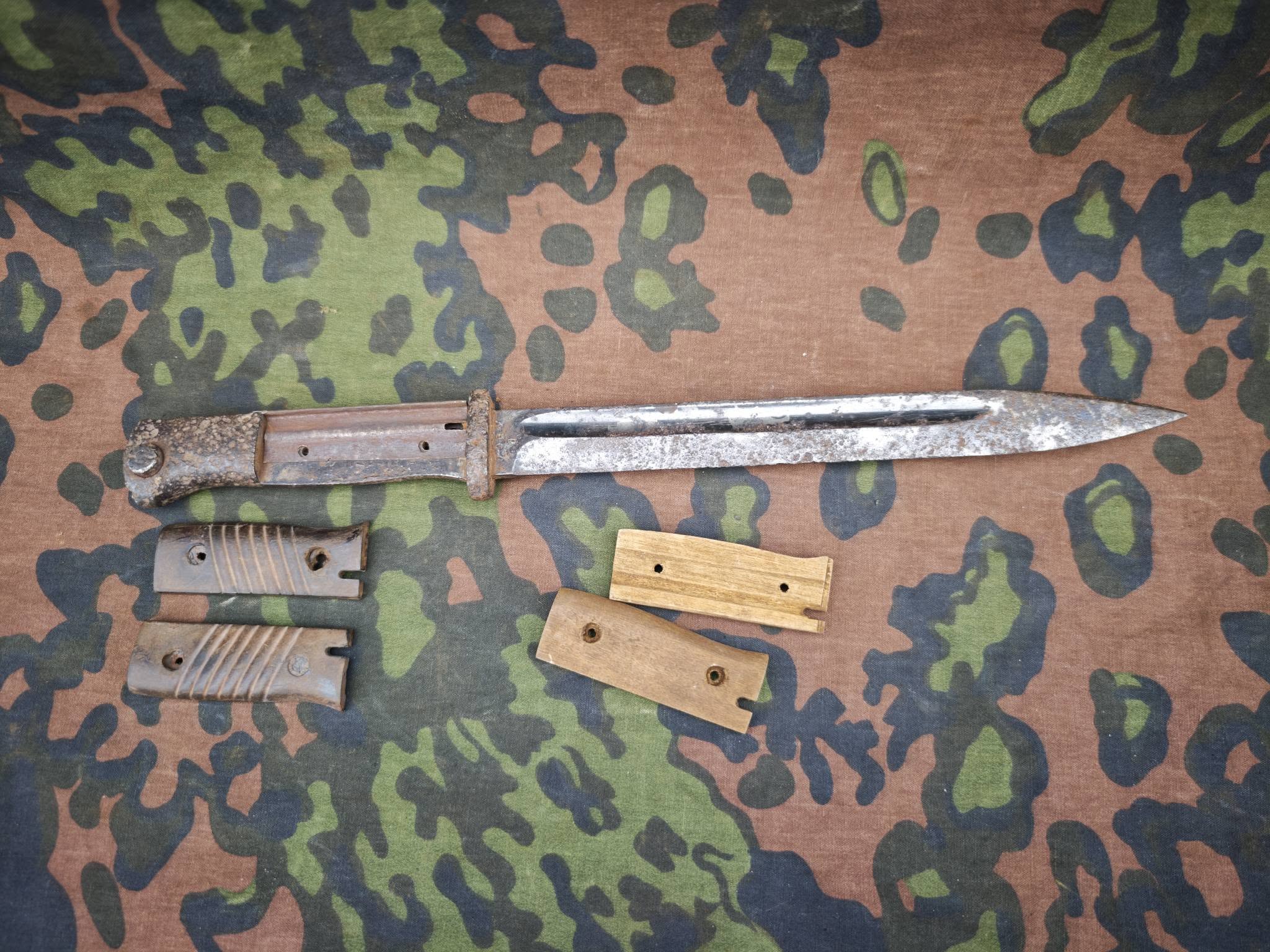 Original German WWII Mauser K98 Relic Bayonet
