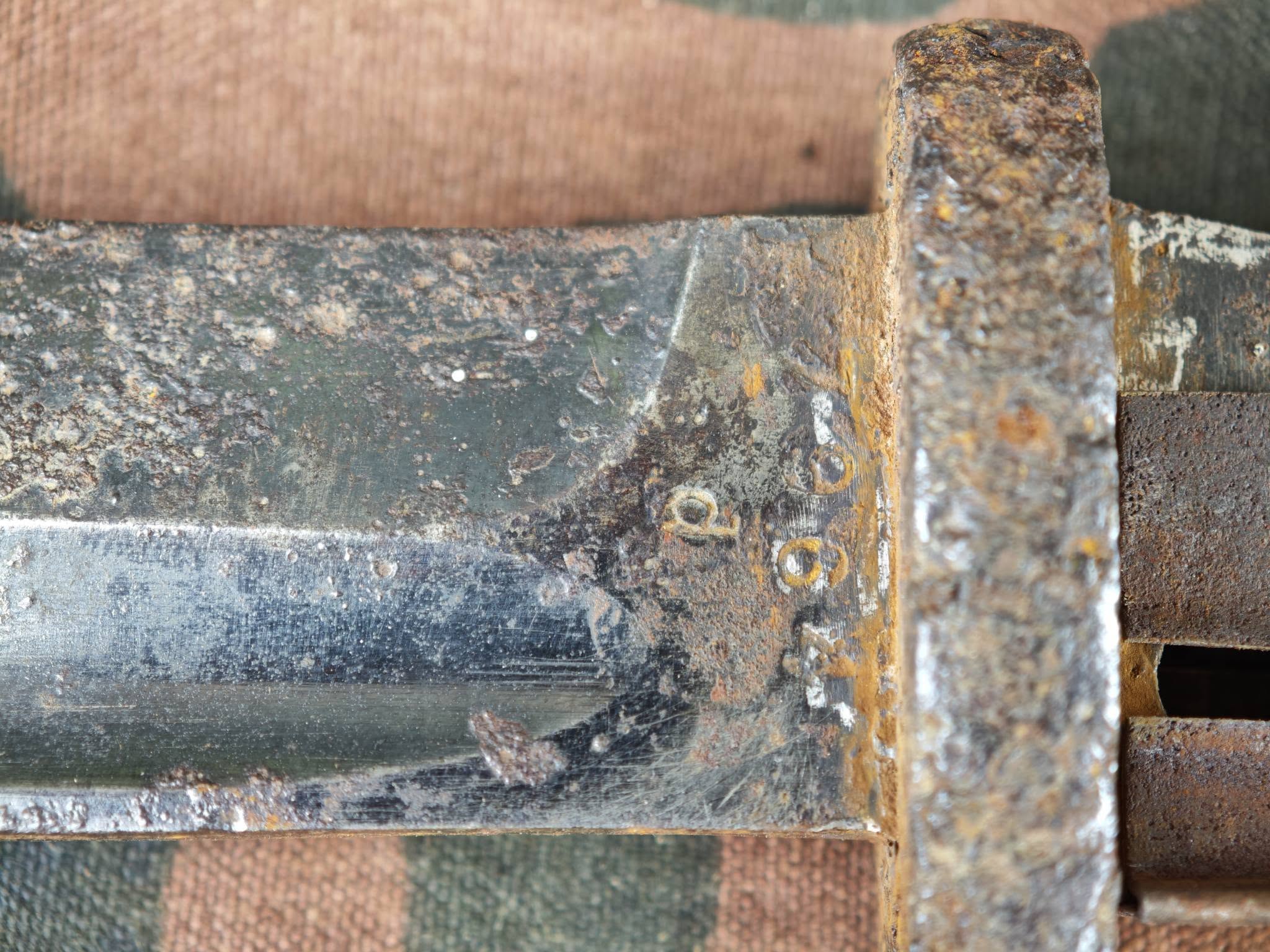 Original German WWII Mauser K98 Relic Bayonet