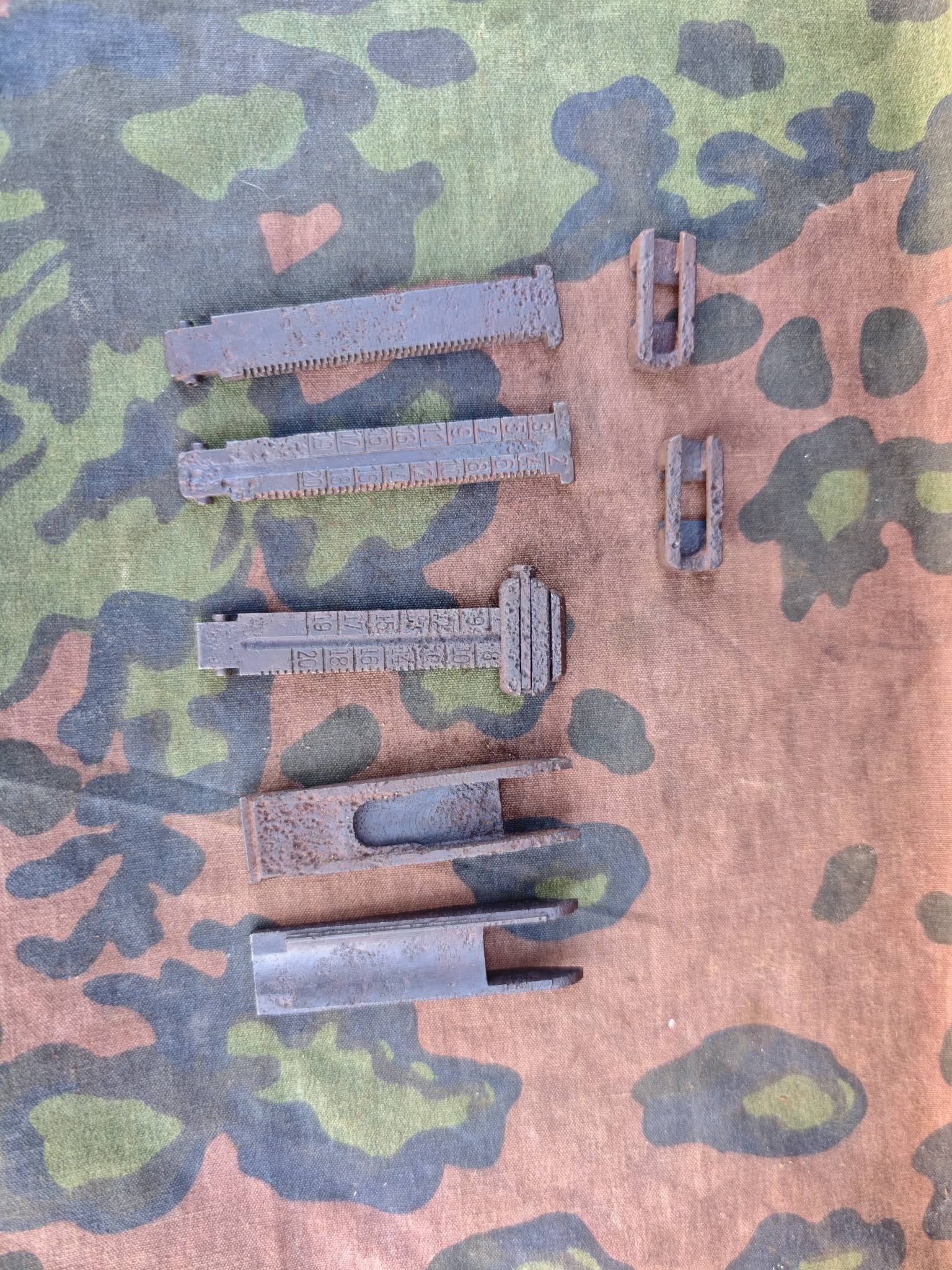 German Mauser K98 Rear Sight Parts Set