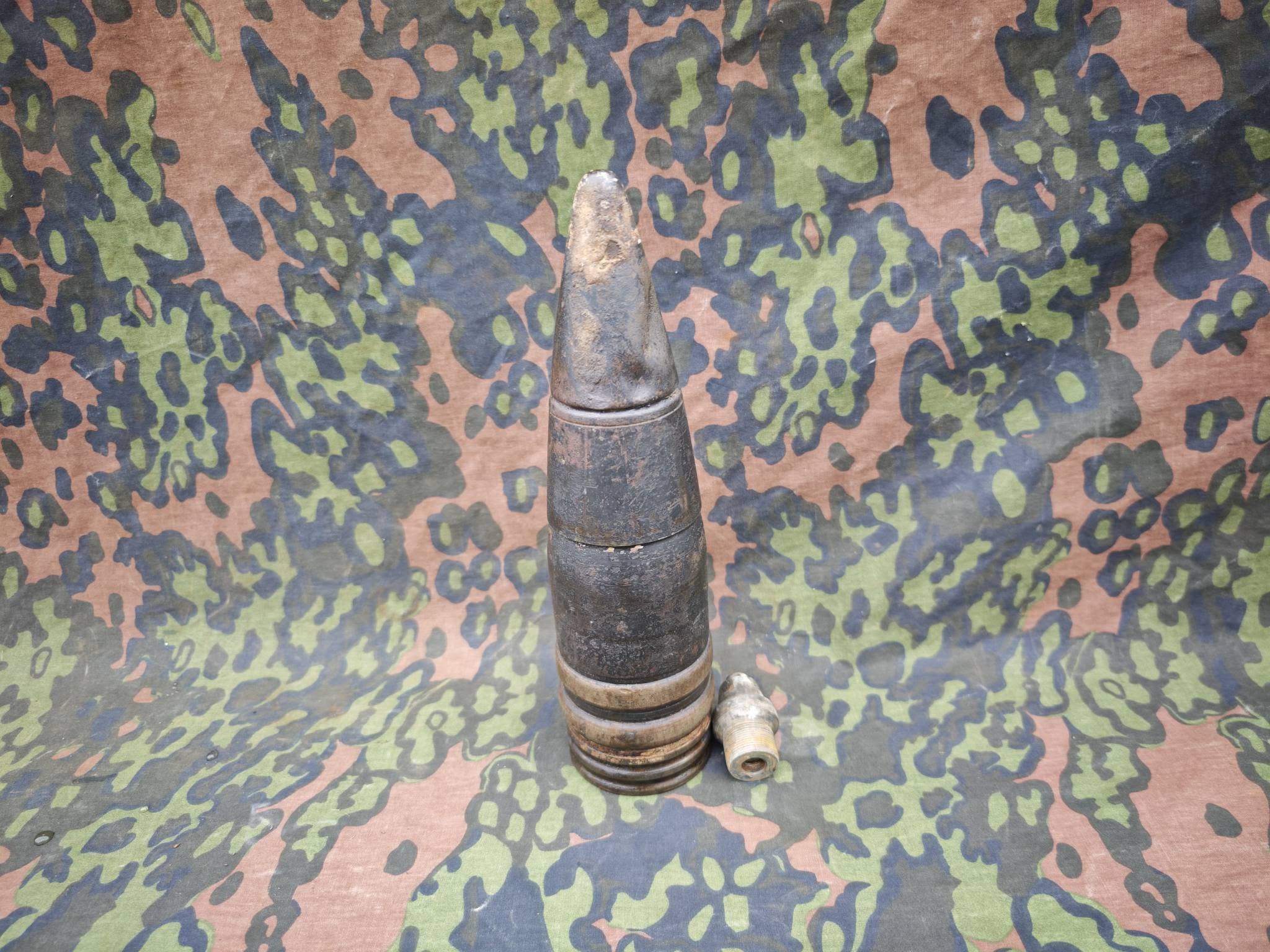 WW2 German 8.8cm KwK 43 Pzgr. APCBC Round – Inert No.2