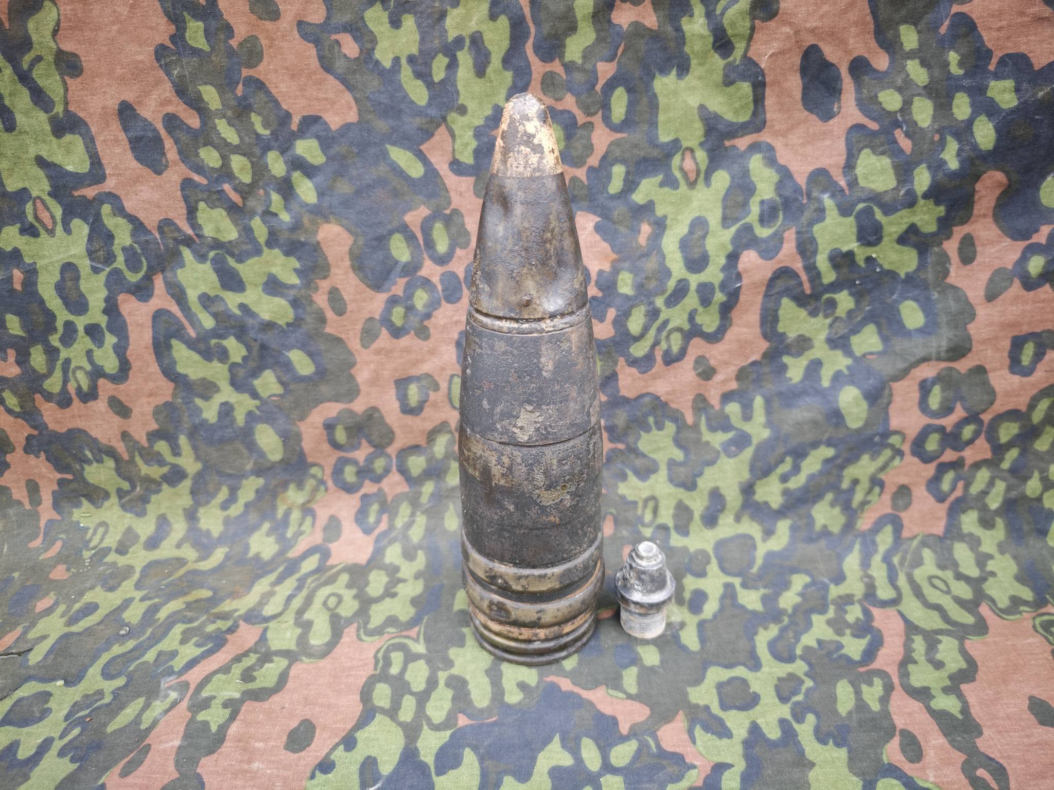 WW2 German 8.8cm KwK 43 Pzgr. APCBC Round – Inert No.3