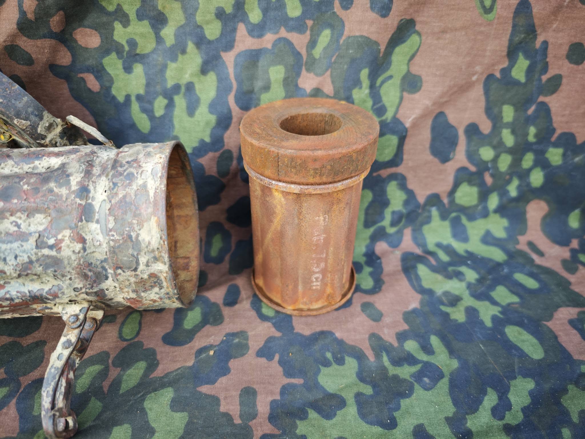 Original German 7.62cm Sprgr. Patr. 39 Transport Tube for Pak 36(r)