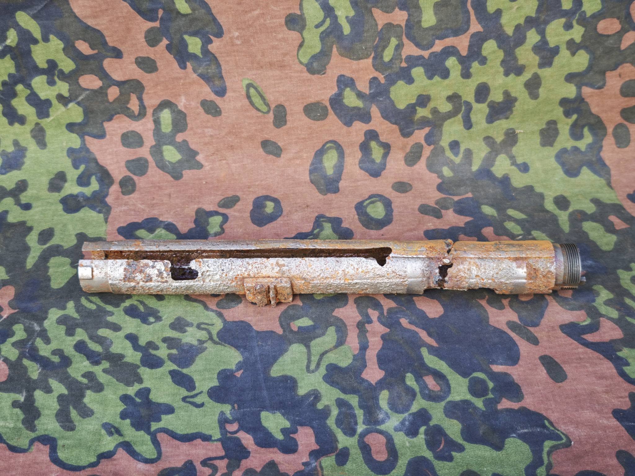 Original German WW2 MP40 Receiver Tube – Battlefield Relic No.2