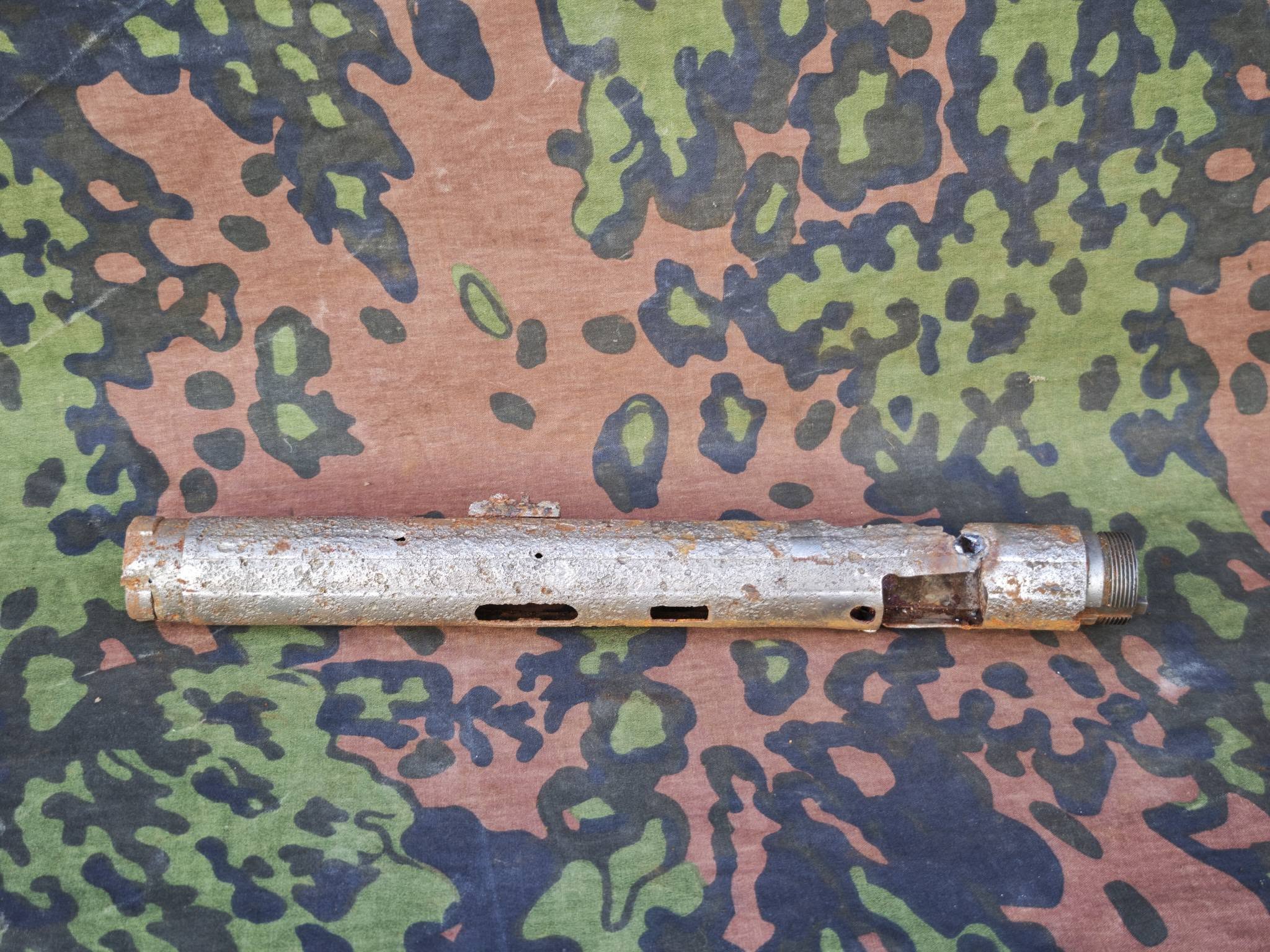 Original German WW2 MP40 Receiver Tube – Battlefield Relic No.2