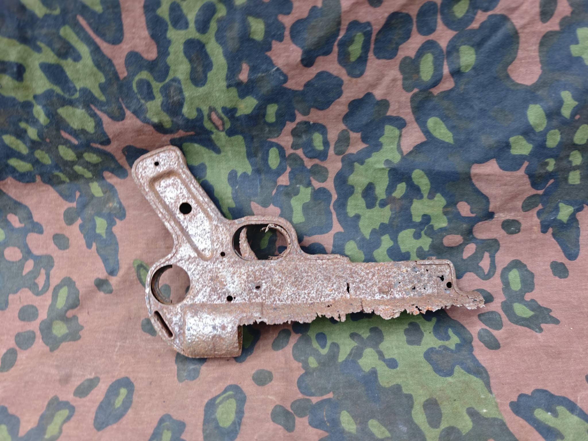 Original German WWII MP40 Late-War Lower Receiver – Battlefield Relic