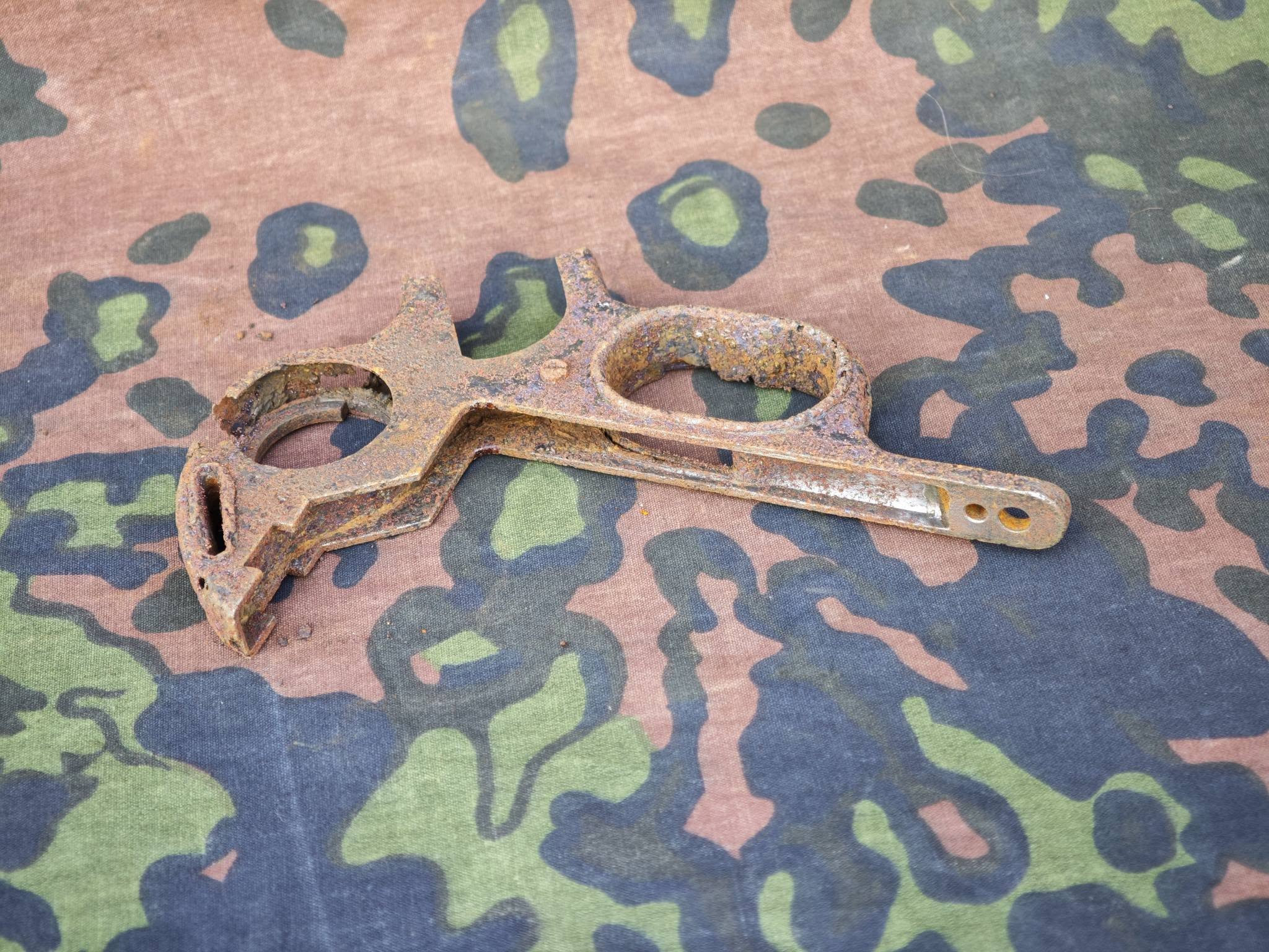 Original German WW2 MP40 Trigger Housing / Magazine Housing – Partial Battlefield Relic