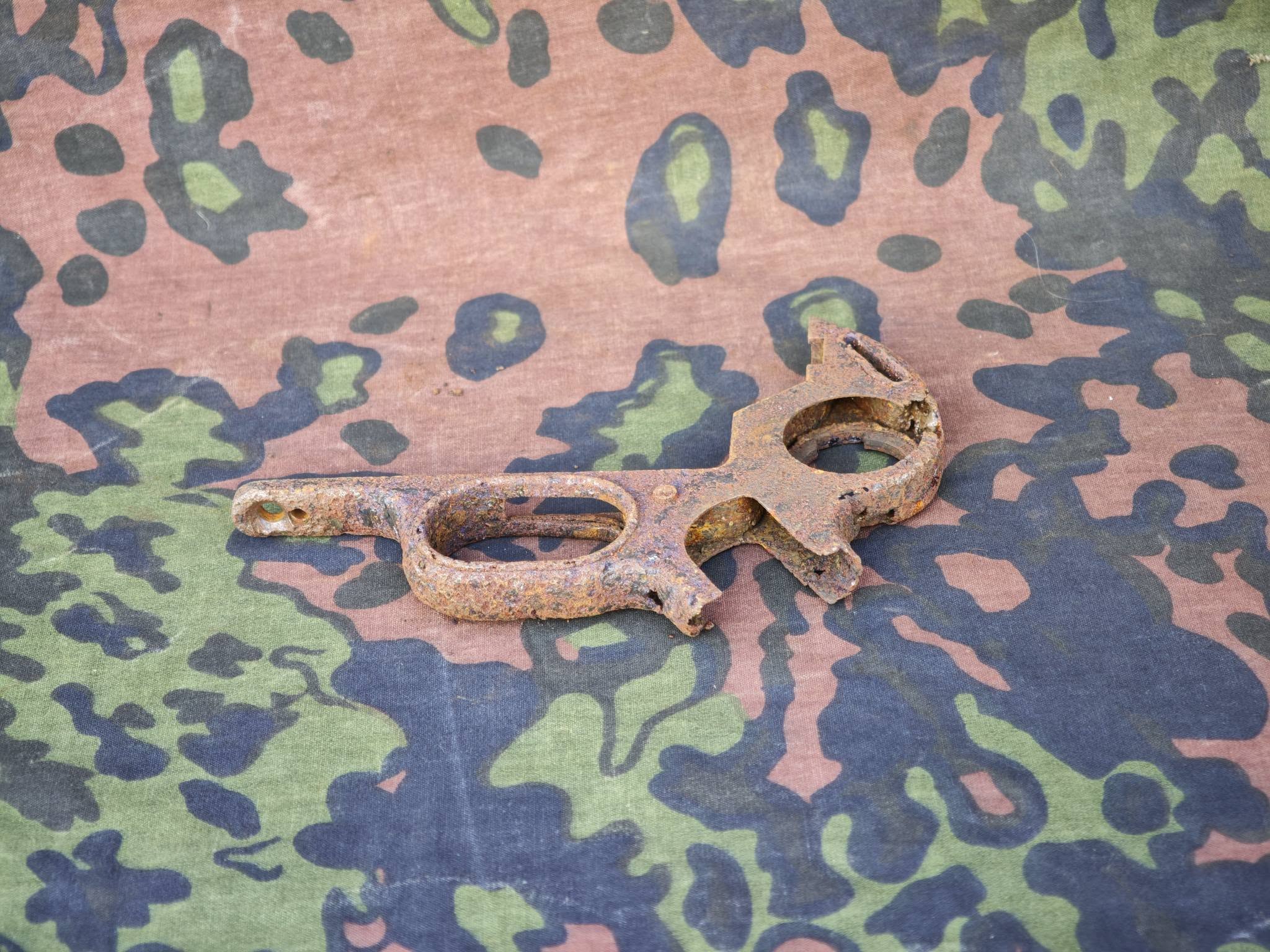 Original German WW2 MP40 Trigger Housing / Magazine Housing – Partial Battlefield Relic