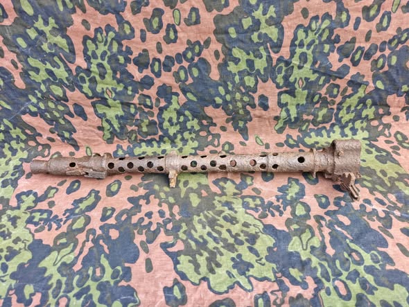 German MG34 Barrel Shroud – Battlefield Relic