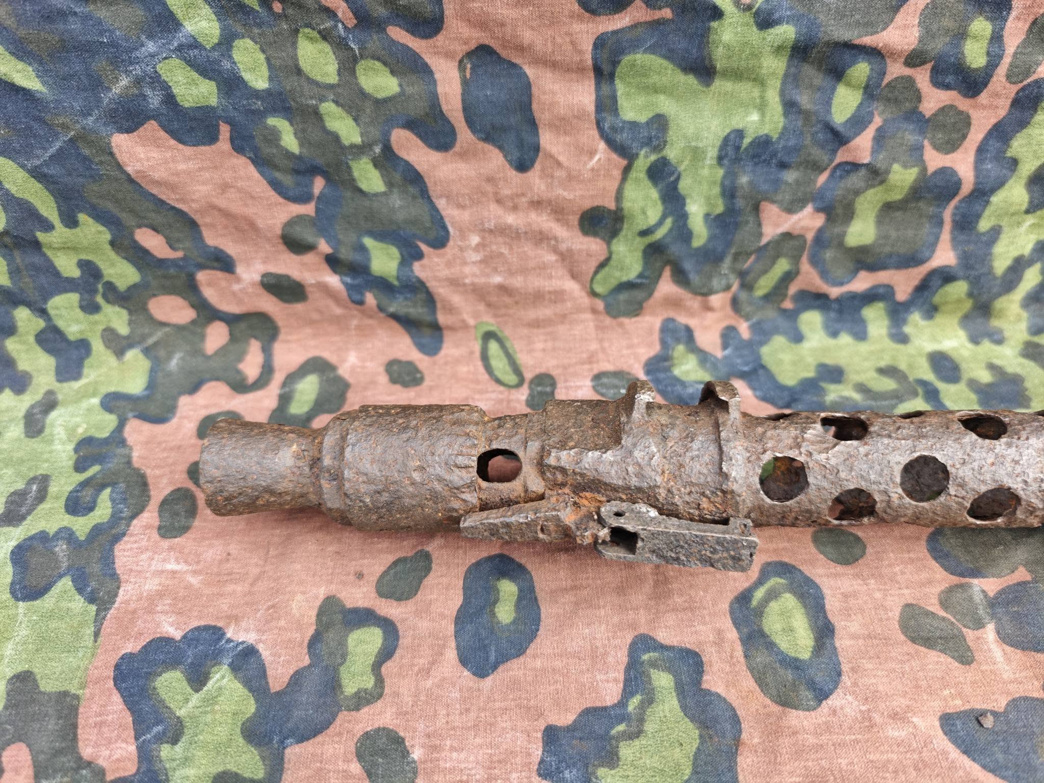 German MG34 Barrel Shroud – Battlefield Relic