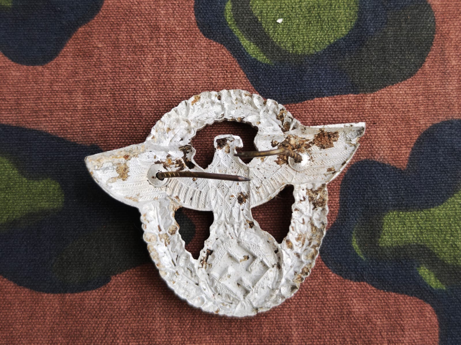 Original WWII German Schutzpolizei / Gendarmerie Cap Eagle