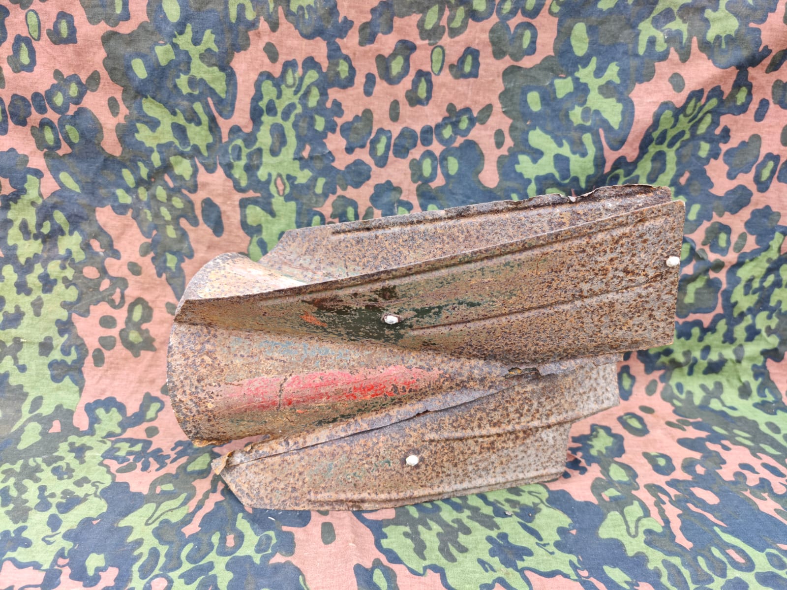 Original WWII German SD 70 aerial bomb tail fin assembly
