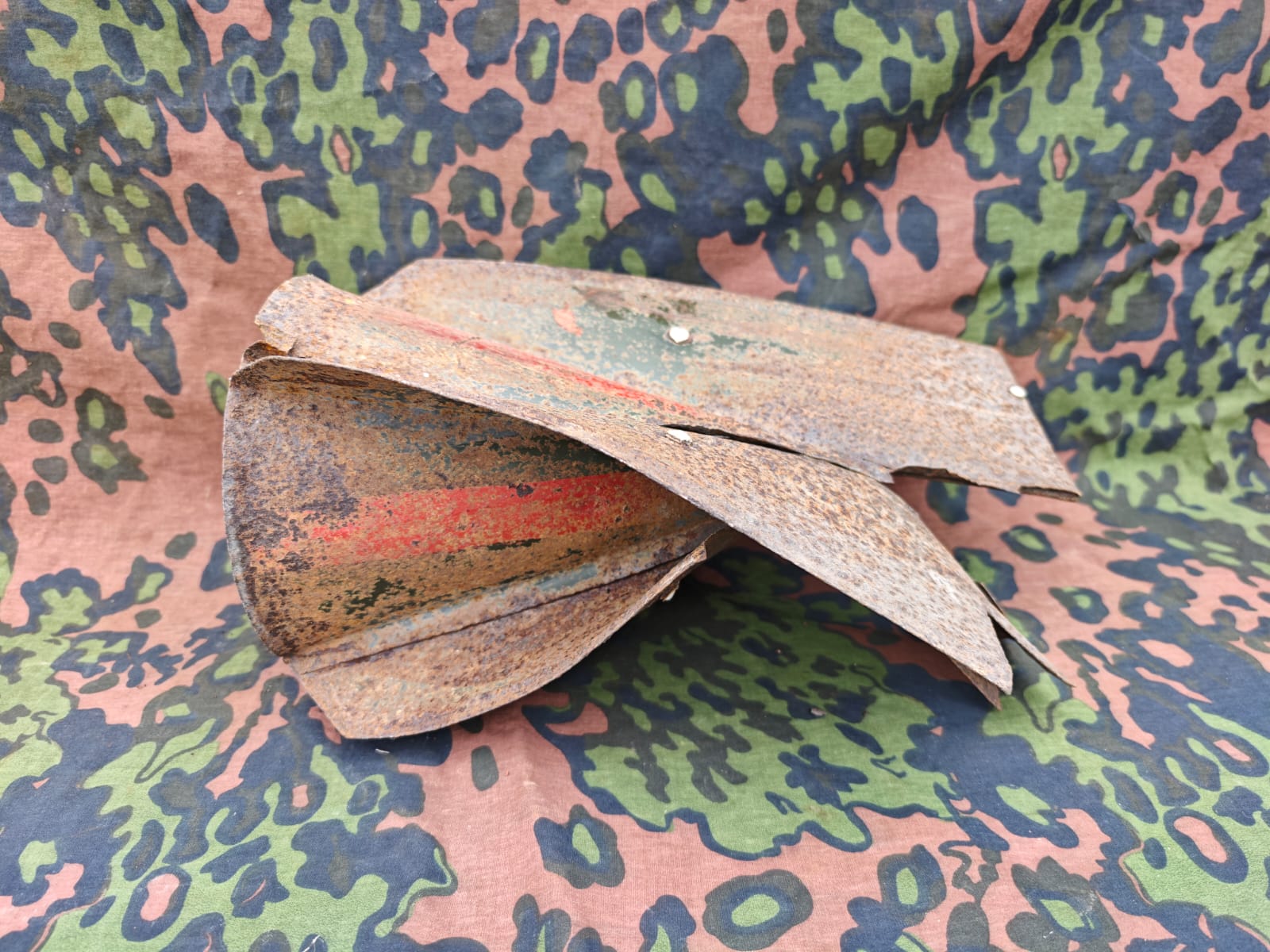 Original WWII German SD 70 aerial bomb tail fin assembly