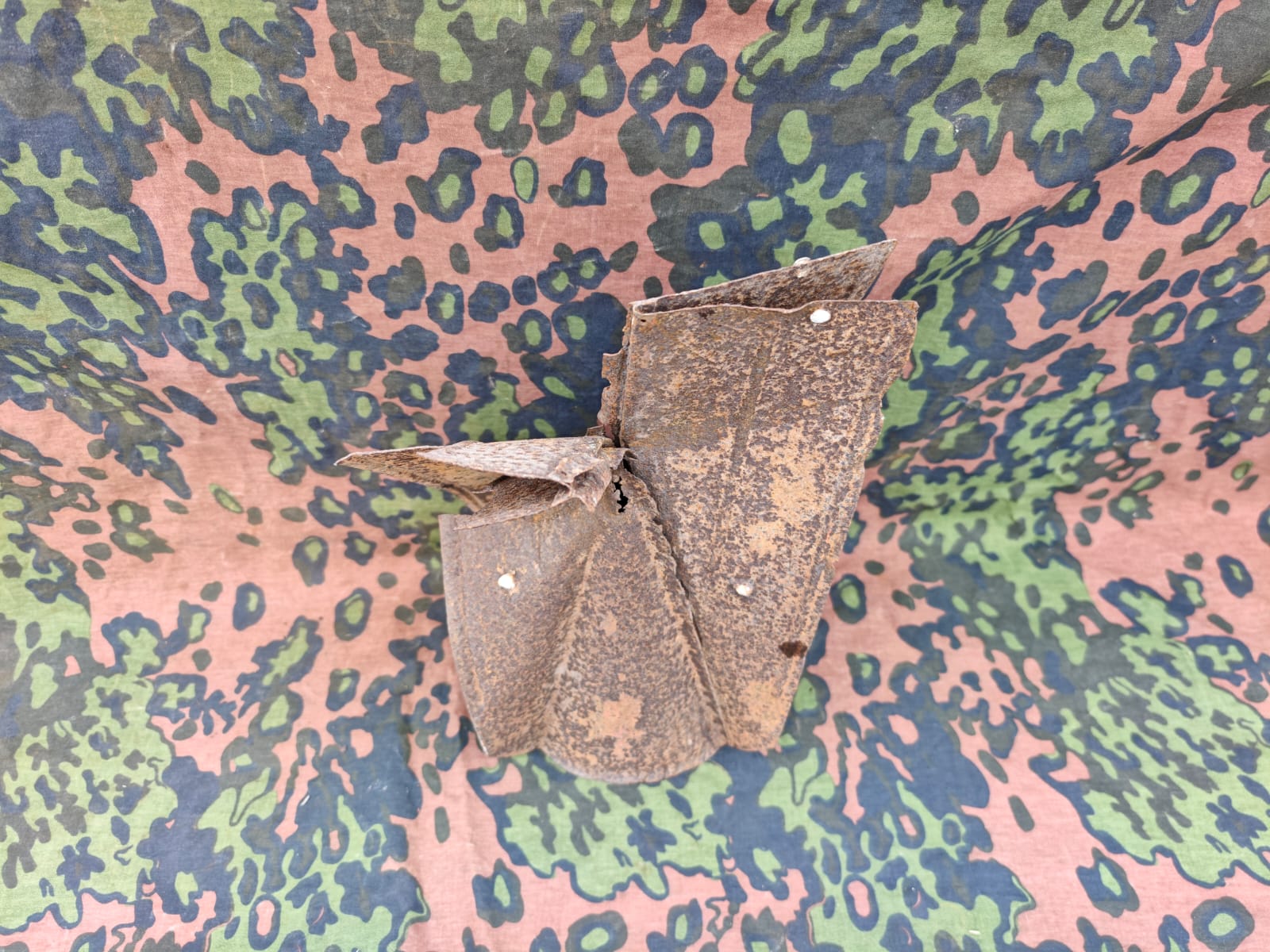 Original WWII German SD 70 aerial bomb tail fin assembly