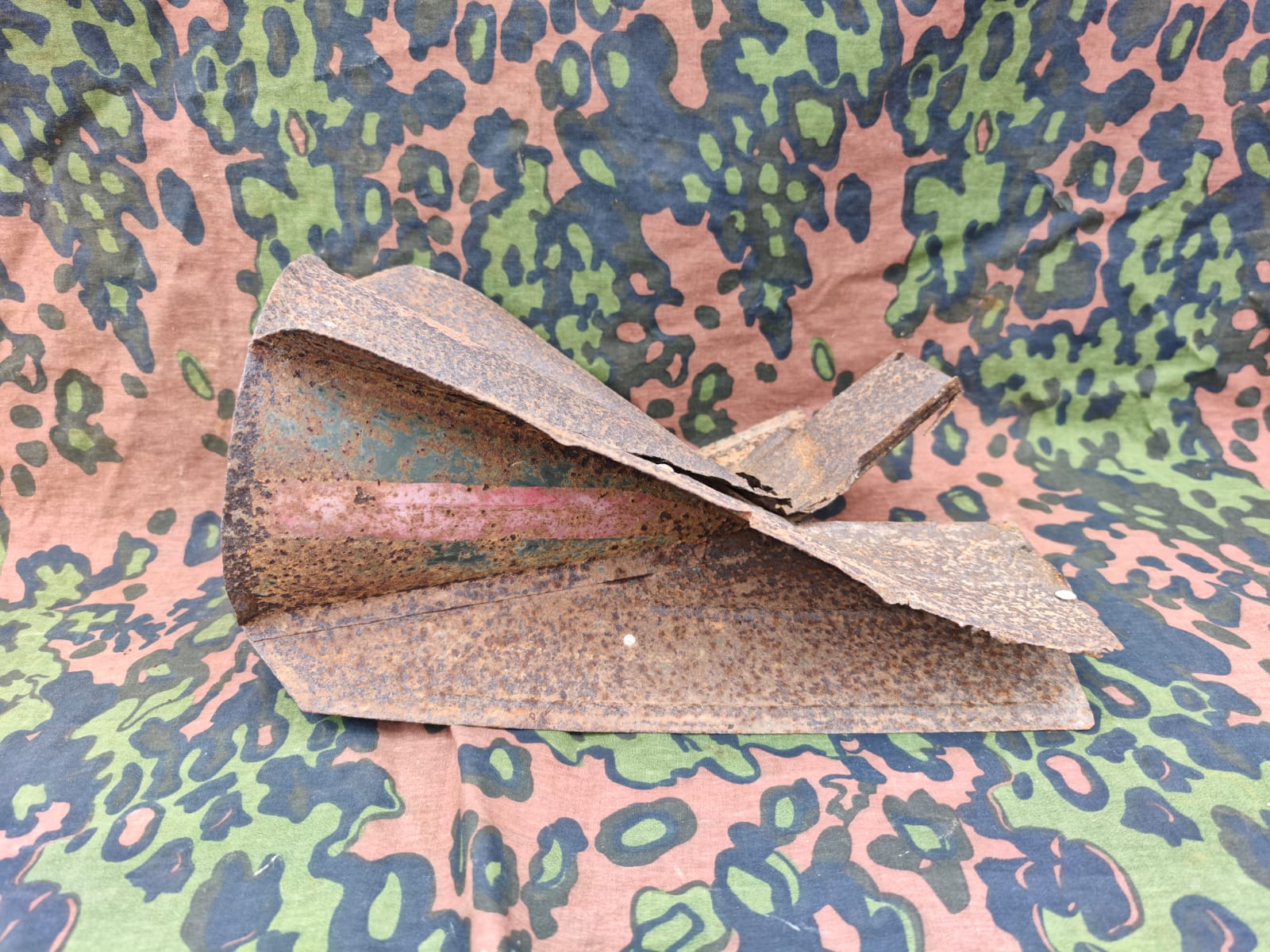 Original WWII German SD 70 aerial bomb tail fin assembly
