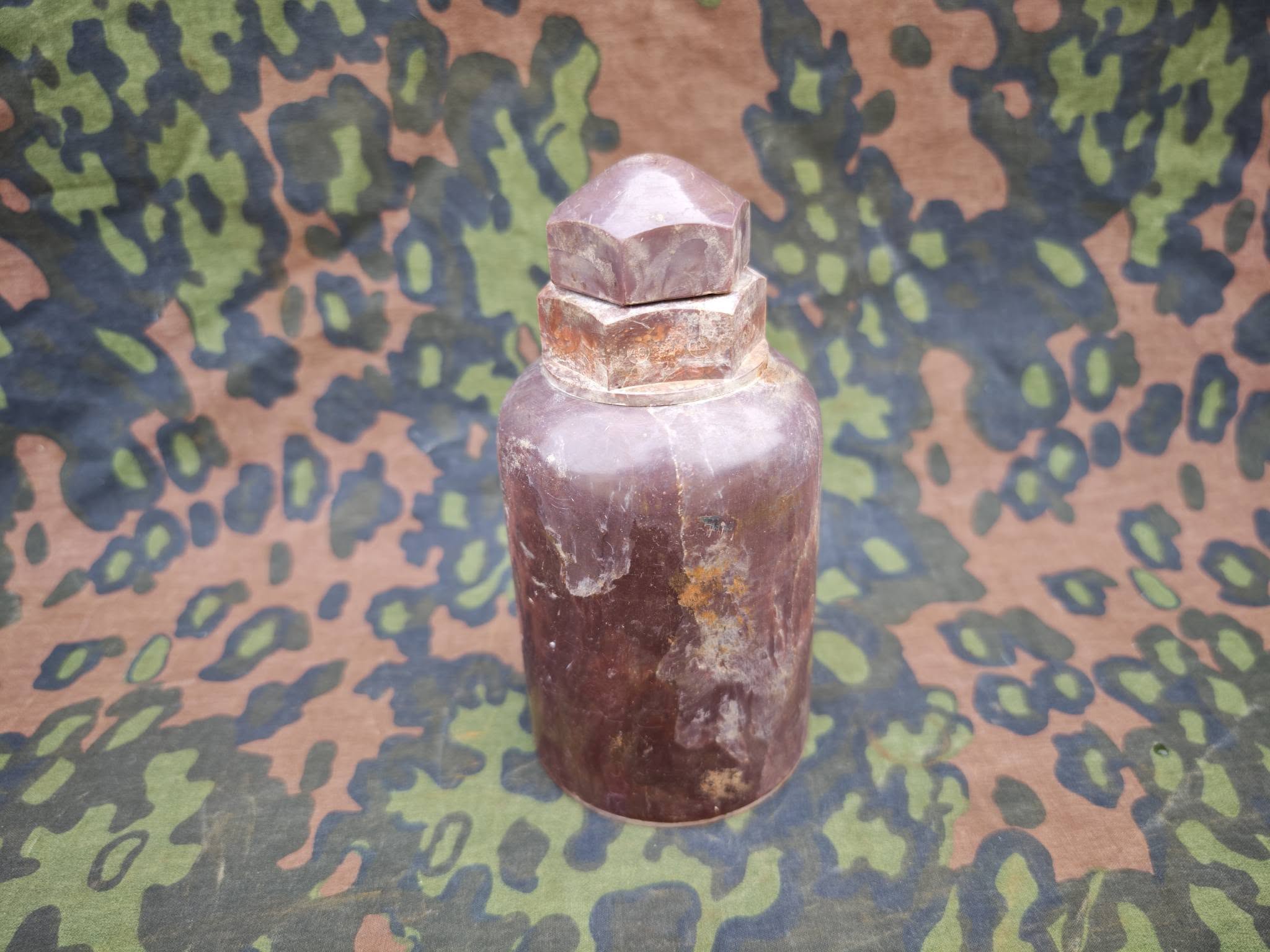 Wehrmacht Bakelite Bottle Anti Gas Cleaning