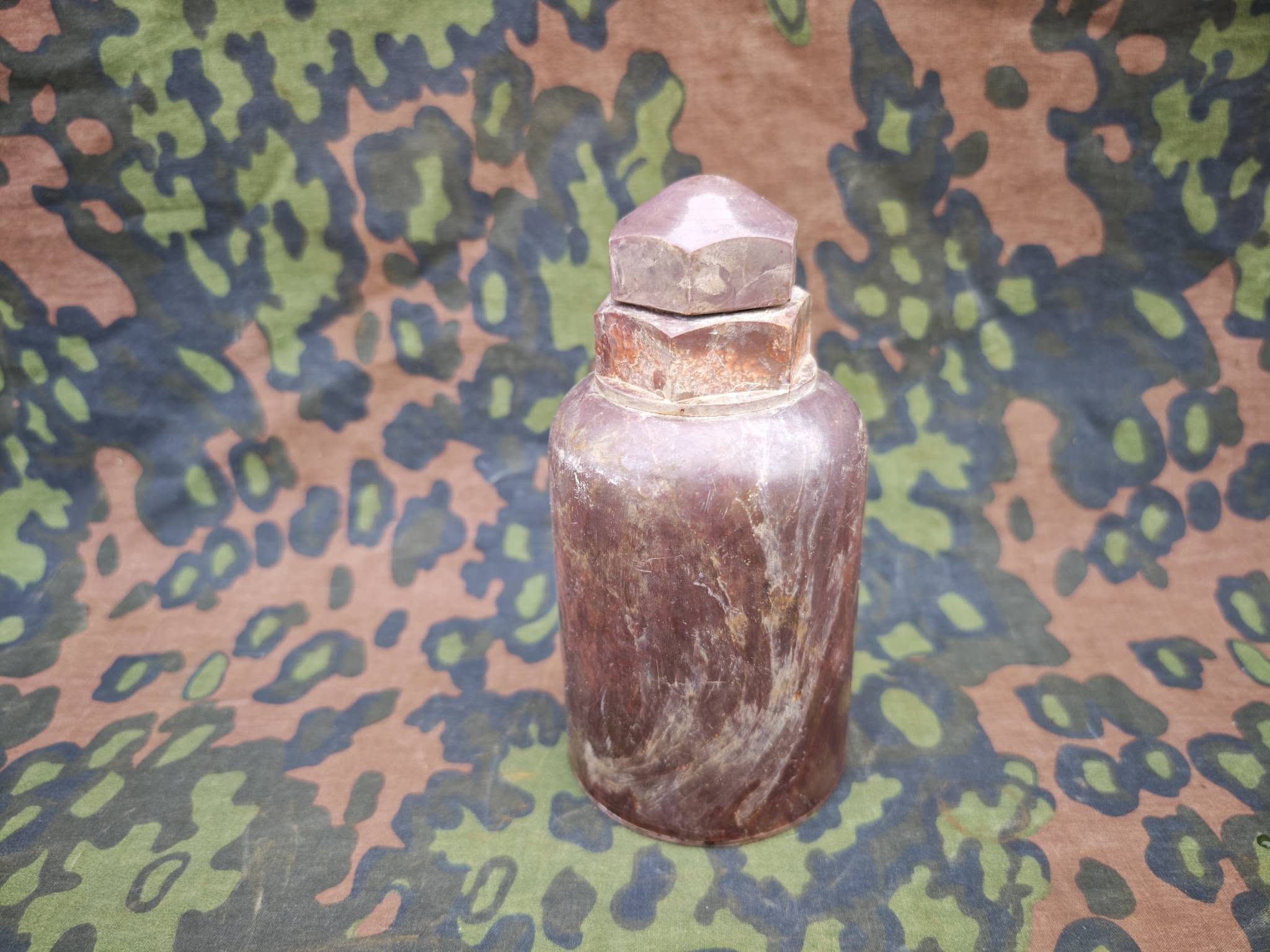 Wehrmacht Bakelite Bottle Anti Gas Cleaning