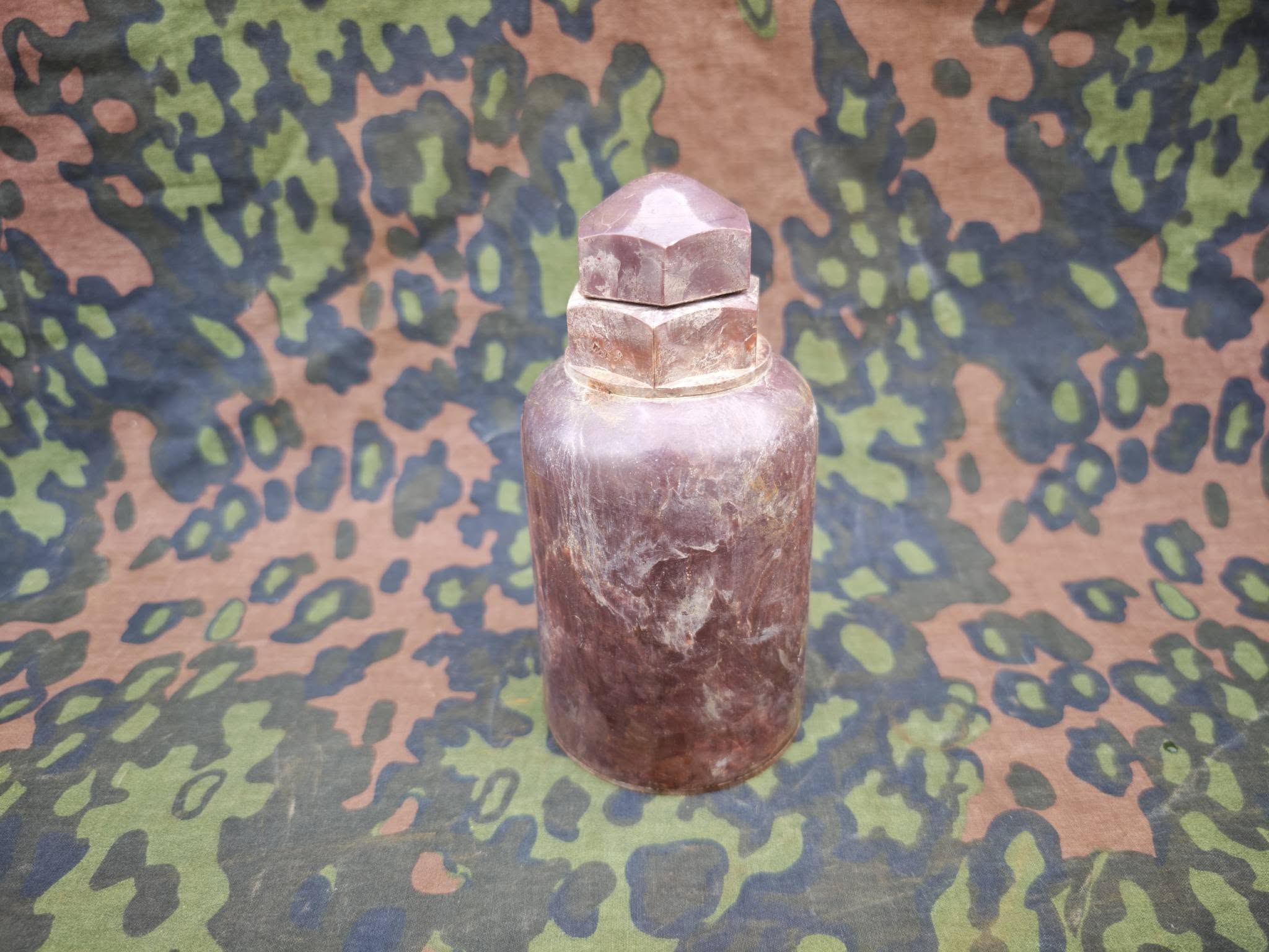 Wehrmacht Bakelite Bottle Anti Gas Cleaning