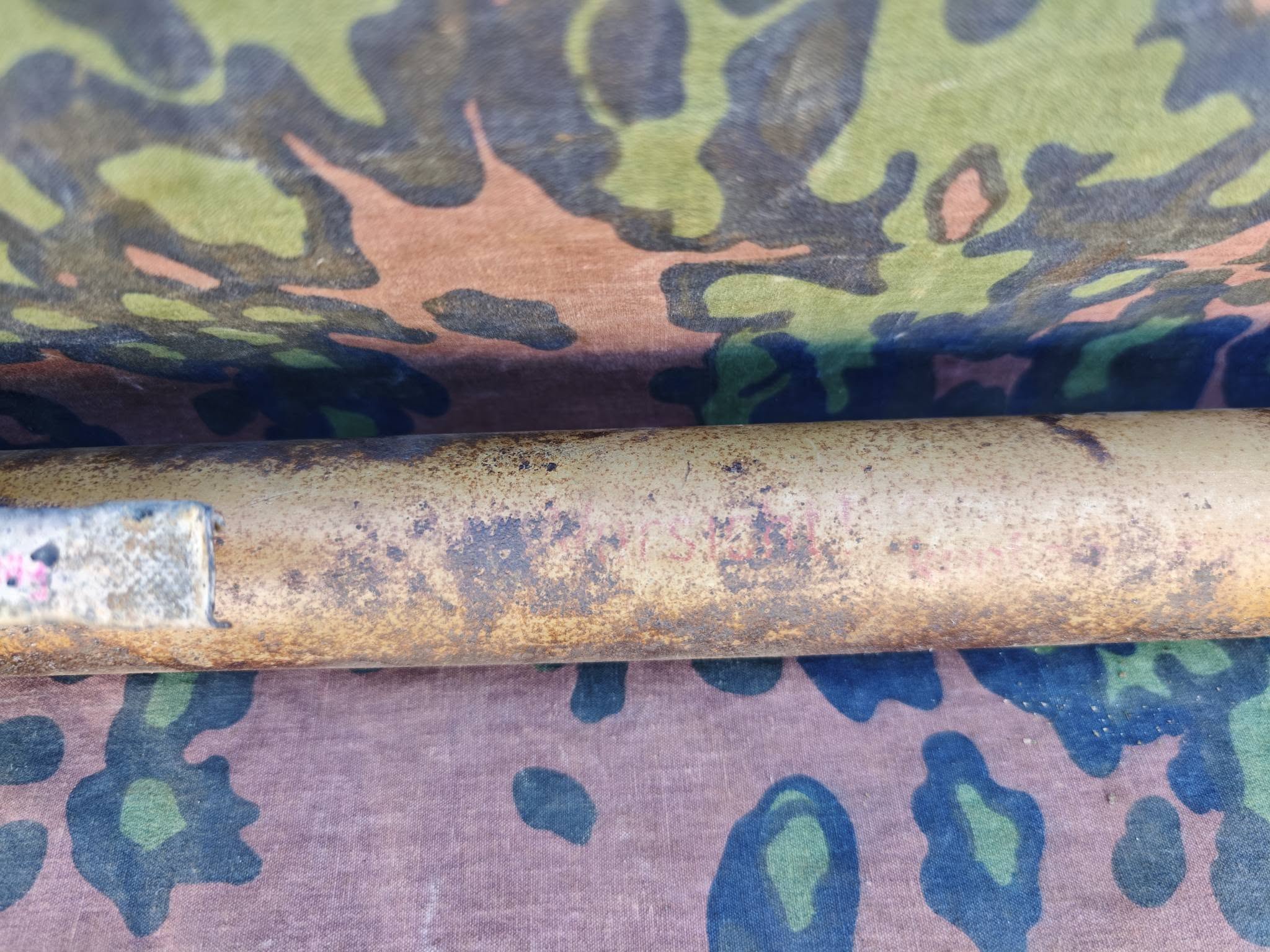 Original WWII German Panzerfaust 60 launch tube relic.