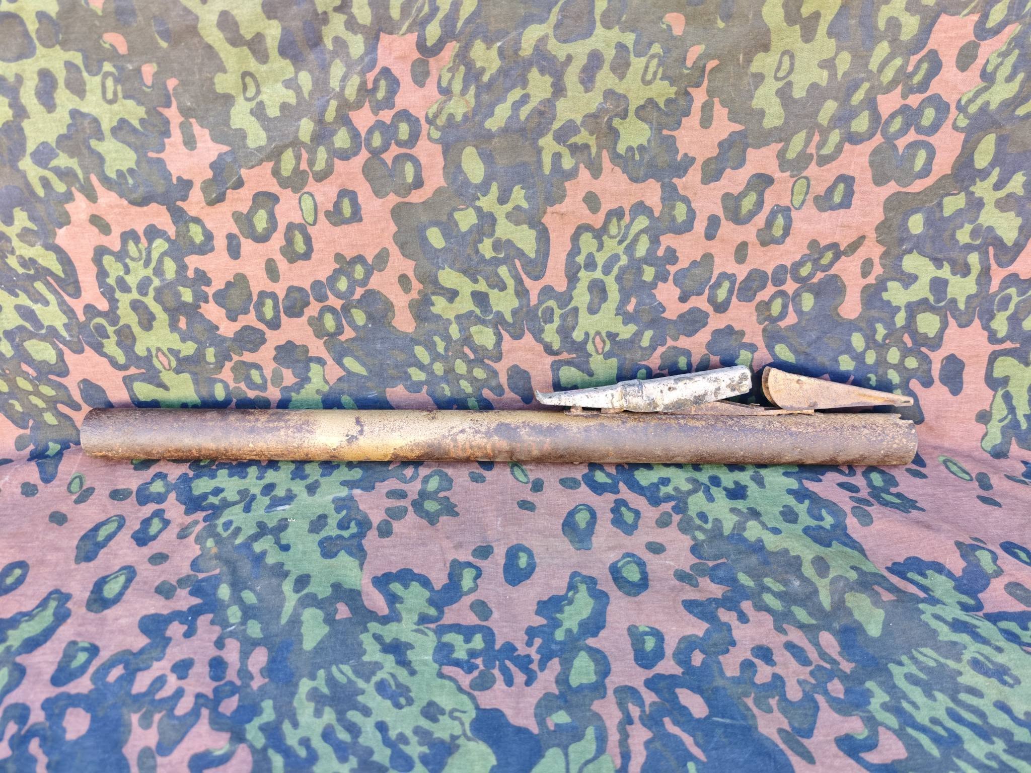 Original WWII German Panzerfaust 60 launch tube relic.