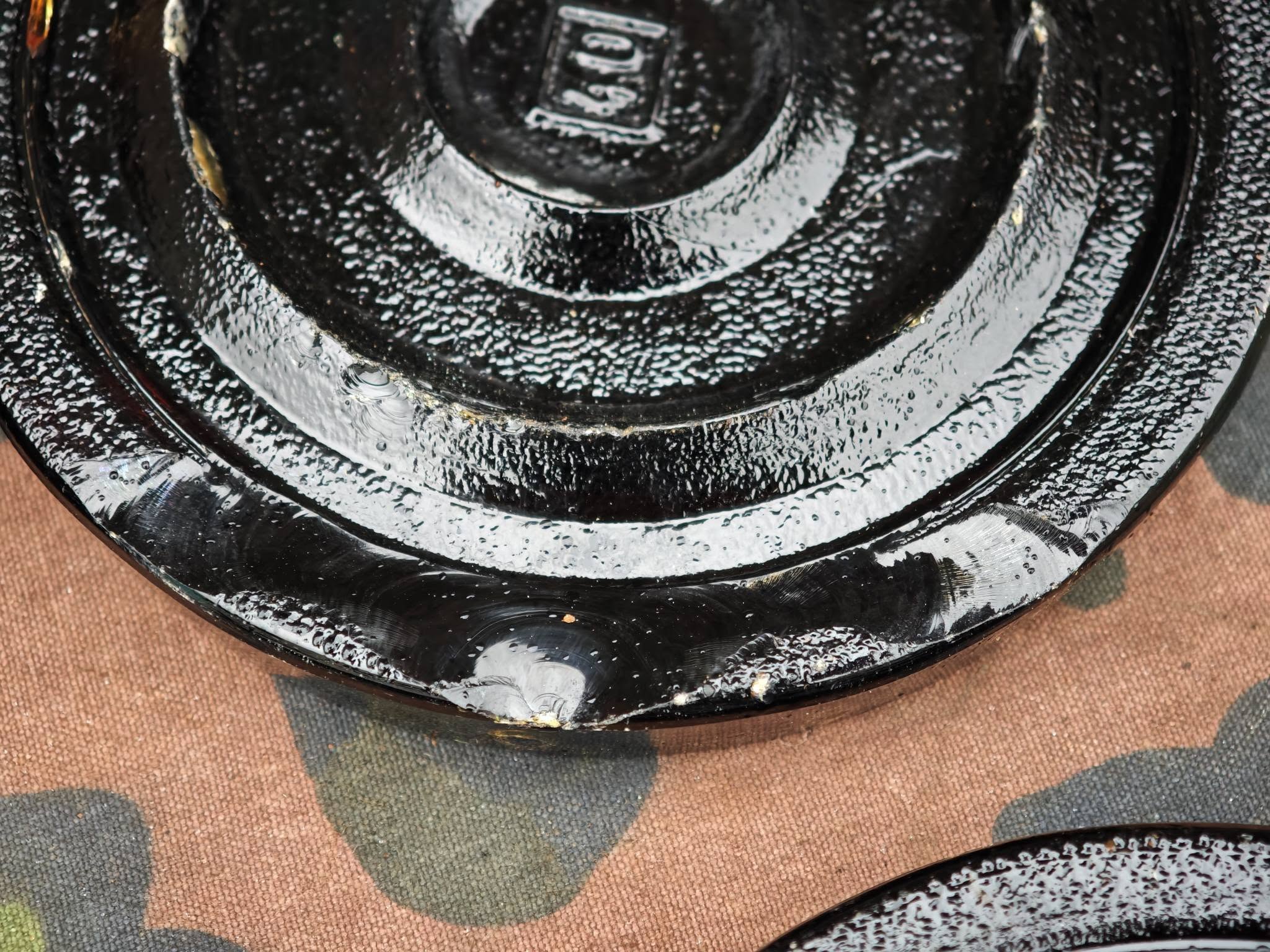 Original WWII German Glass 43 Lids