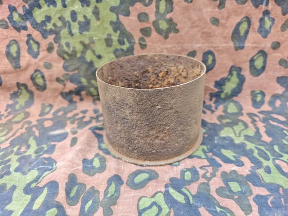 German 15 cm sIG 33 Steel Cartridge Case – Ground-Dug Relic